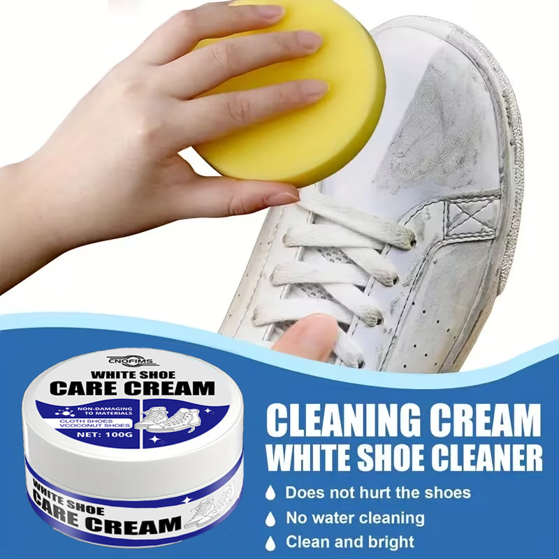 Shoe Cleaner - Crème nettoyant pour chaussures blanche :