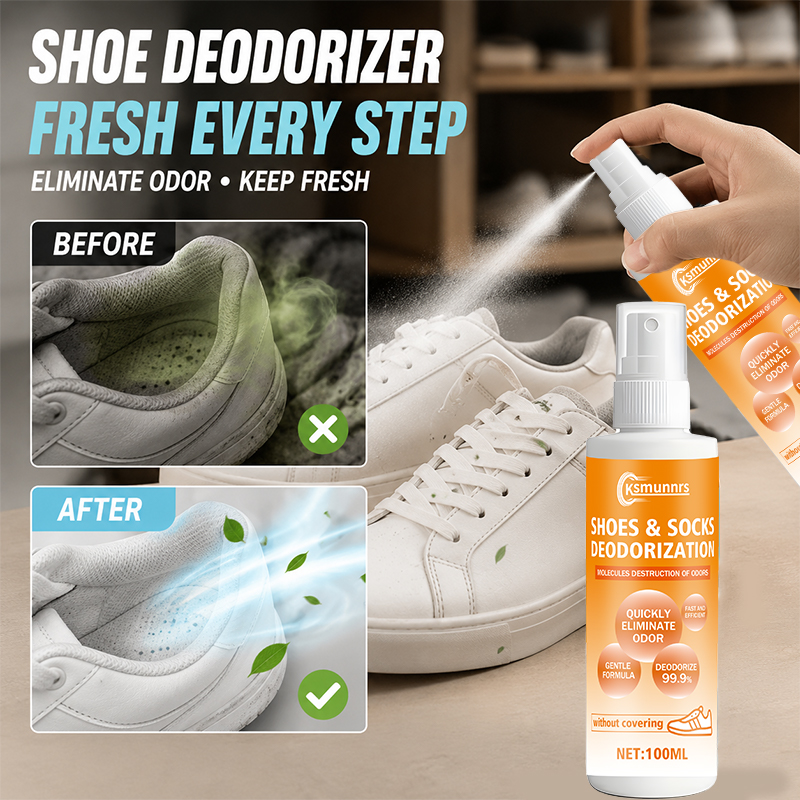 Sneaker Care Spray - Spray désodorisant pour les pieds, nettoyant