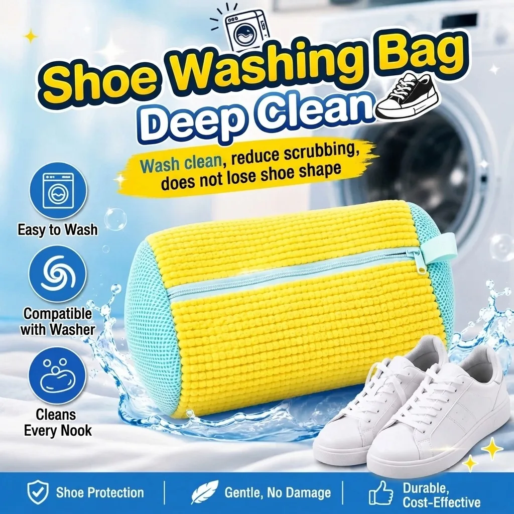 Shoe Cleaner - Fibre moelleuse 360 ° Sac de