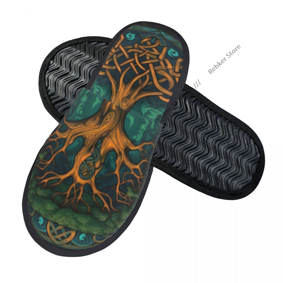 Pantoufles d'intérieur à motif - Shoe Tree avis et prix