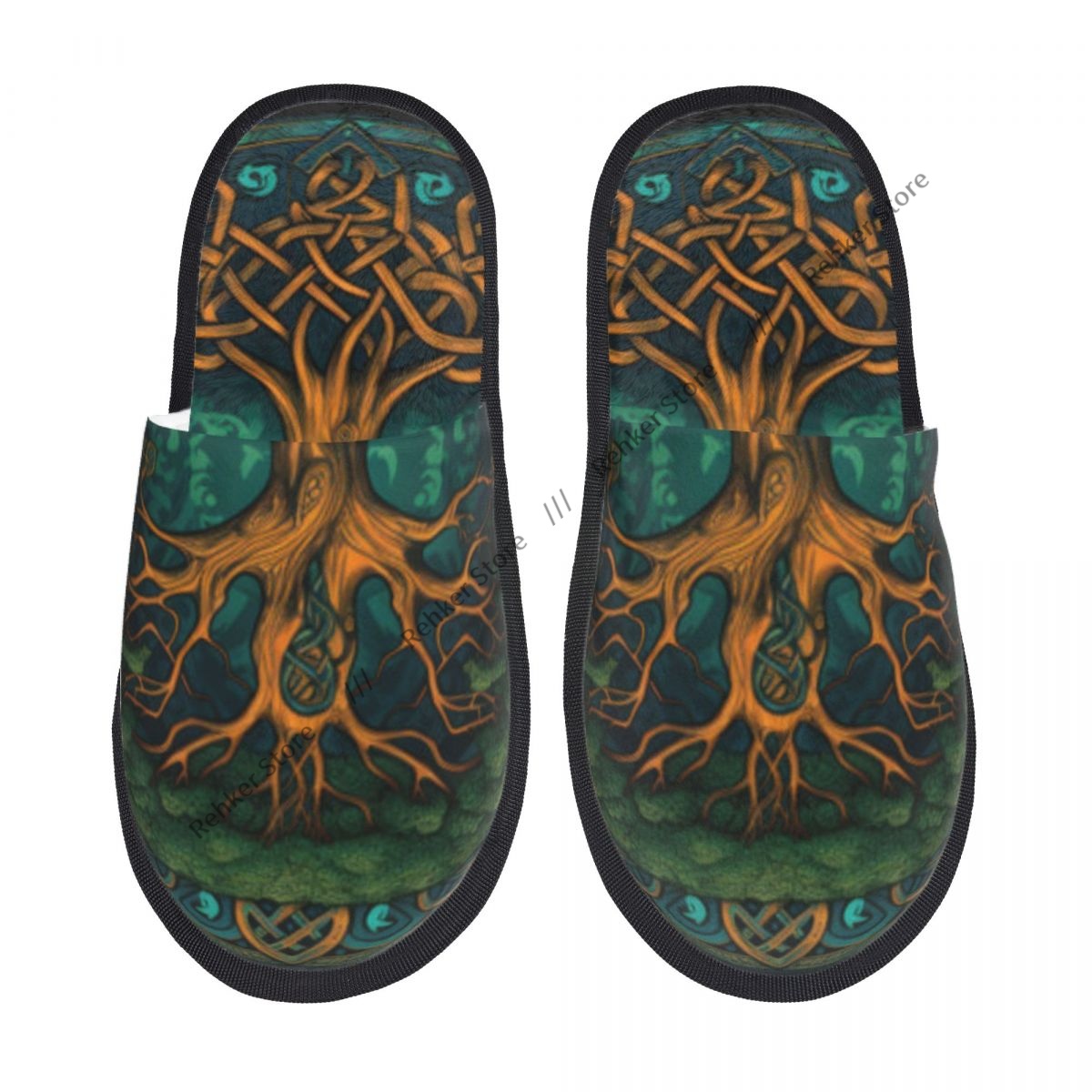 Pantoufles d'intérieur à motif - Shoe Tree avis et prix